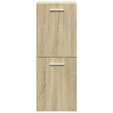 4 Piece Bathroom Furniture Set Sonoma Oak Engineered Wood 3325008