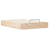Ottoman Bed Frame with Storage Natural 120 x 190 cm 3418774