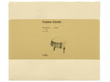 Table Cloth 5 pcs Oval Cream White 160 x 220 cm Polyester 42040286