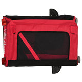 Pet Bike Trailer Red and Black Oxford Fabric&Iron 93908