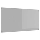 Kitchen Backsplash Light Grey 120 x 60 cm Tempered Glass 42001309
