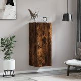 Wall Mounted Cabinet Smoked Oak 34.5x34x90 cm Engineered Wood 834999