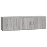 2 Piece TV Cabinet Set Grey Sonoma Engineered Wood 3188428