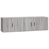 2 Piece TV Cabinet Set Grey Sonoma Engineered Wood 3188428