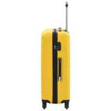 Hardcase Trolley Set 3 pcs Yellow ABS 91890