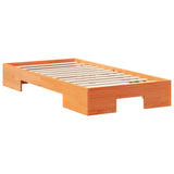 Bed Frame Brown 100 x 200 cm 873045