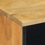 Sideboard Brown 80x33x75 cm Solid Wood Mango 4017747
