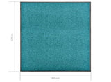 Doormat Washable Cyan 90x120 cm 323460