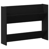 Shoe Cabinet 2 pcs Black Oak 83 x 18 x 60 cm Engineered Wood 875027