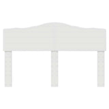 Headboard Gloss White Engineered wood 888665