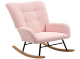Teddy Fleece Rocking Chair - Pink T3398P342216