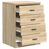 Garage Storage Cabinet Sonoma Oak 60x51x85 cm Solid Wood Pine 860600