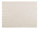 Rug ZIZUR Cream 120x120 cm Jute Look Indoor and Outdoor 4010376