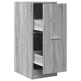 Apothecary Cabinet Grey Sonoma 30x41x77.5 cm Engineered Wood 855156