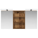 Bathroom Cabinet Set 3 pcs 120 x 10.5 x 60.5 cm Engineered wood 3403742