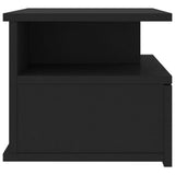 Floating Nightstand Black 40x31x27cm Engineered Wood 800407