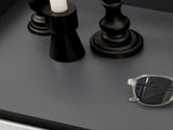 High Gloss Shoe Cabinet with White Doors and Open Shelves, Hallway Shoe Cupboard Storage Organizer T3398P378001
