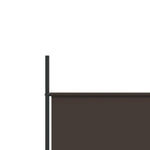 ZNTS 6-Panel Room Divider Brown 300x200 cm Fabric 350191