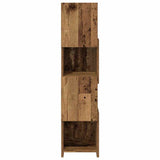 Corner Cabinet 25.5x25x102cm Engineered Wood Old Wood 889811