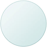 Table Top Tempered Glass Round 80 cm 243629