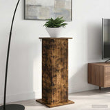 Plant Stand Smoked Oak 30.5 x 30 x 80.5 cm Engineered Wood 899772