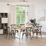 Dining Table Legs U-Shaped 2 pcs White 90x cm Steel 4013193