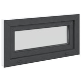 Basement Window RISOR 80x40 cm Tilt 2 Glazing Anthracite 4108421