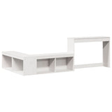 Bed Frame without Mattress White 90x200 cm Solid Wood Pine 3309747