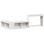 Bed Frame without Mattress White 80x200 cm Solid Wood Pine 3309756