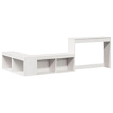 Bed Frame without Mattress White 80x200 cm Solid Wood Pine 3309756