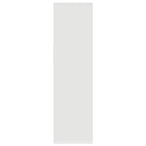 Book Cabinet White 34x31x112 cm Engineered Wood 860283