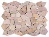 Mosaic Tiles Red 30 x 30 cm Marble 42033529