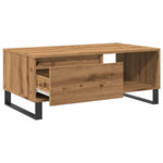 ZNTS Coffee Table Artisan Oak 90x50x36.5 cm Engineered Wood 857339