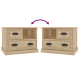 Bedside Cabinet Sonoma Oak 60x39x45 cm 816363