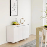 ZNTS Sideboard White 120x41x75 cm Engineered Wood 809602