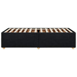 Bed Frame without Mattress Black Single Fabric 3284765
