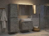 Bathroom Cabinet Set 5 pcs Concrete Grey Engineered Wood 3407314