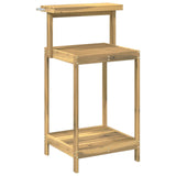 Outdoor Potting Bench 56.5 x 48.5 x 107 cm Solid Acacia Wood 903083