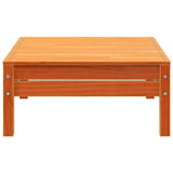 Garden Footstool Wax Brown Solid Wood Pine 838016