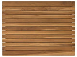 Table Top 50 x 50 x 3.5 cm Square Solid Teak Wood Natural 42033144