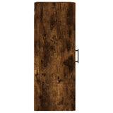 Wall Mounted Cabinet Smoked Oak 34.5x34x90 cm 828865