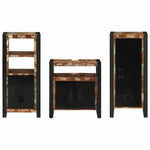 Bathroom Furniture Set 3 pcs Multicolour Solid Reclaimed Wood 3305633