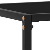 Console Table Black Tempered glass, powder-coated steel Medium 322816