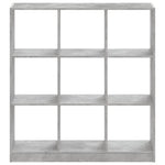 Bookcase Concrete Grey 102x32x108 cm Engineered Wood 3307840