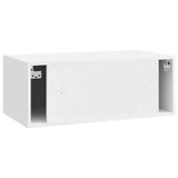 Wall-Mounted TV Cabinet High Gloss White 78.5 x 41 x 30 cm 899029