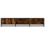 TV Cabinet Smoked Oak 210x35x41 cm Engineered Wood 3300782