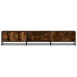 TV Cabinet Smoked Oak 210x35x41 cm Engineered Wood 3300782