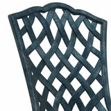 Garden Chair 2 pcs Green 39 x 40 x 87cm Aluminium 42002397
