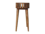 Solid Wood Ariella Console Table, Open Shelf, Nordic Legs, Brown B2743P403465