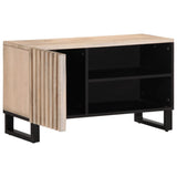 TV Cabinet 80x34x46 cm Solid Wood Mango 377512